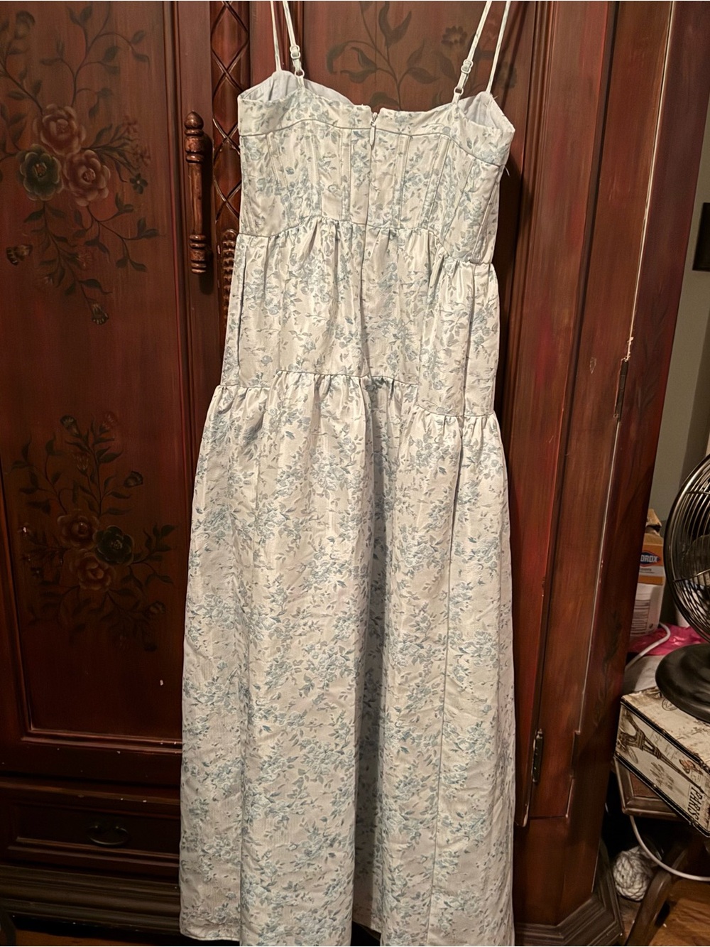 The Windsor Maison Armory Blue Floral Maxi Dress - Picture 6 of 6